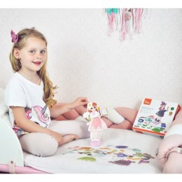 VIGA Drewniana Układanka Magnetyczna Ubieranka Edukacyjna 3+