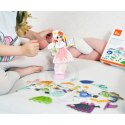 VIGA Drewniana Układanka Magnetyczna Ubieranka Edukacyjna 3+