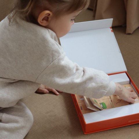 VIGA Drewniana Układanka Puzzle Przeciwieństwa 18m+