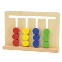 VIGA Gra Logiczna Odwzoruj Kolory i Figury Montessori 3+