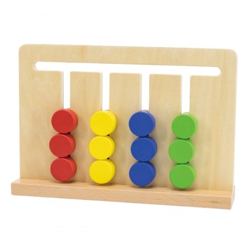 VIGA Gra Logiczna Odwzoruj Kolory i Figury Montessori 3+