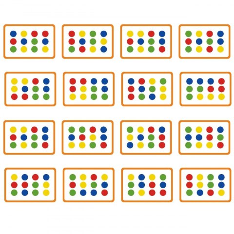 VIGA Gra Logiczna Odwzoruj Kolory i Figury Montessori 3+