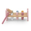 VIGA PolarB Drewniana Przebijanka Wbijanka z Młoteczkiem Lisek Montessori 12m+