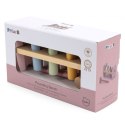 VIGA PolarB Drewniana Przebijanka Wbijanka z Młoteczkiem Lisek Montessori 12m+