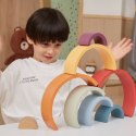 VIGA PolarB Drewniana Tęcza Układanka Klocki Kreatywne Montessori 18m+