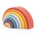 VIGA PolarB Drewniana Tęcza Układanka Klocki Kreatywne Montessori 18m+