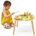 VIGA PolarB Stół Stolik Edukacyjny Aktywności Piramidka Cymbałki Sensoryka Montessori 18m+