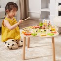 VIGA PolarB Stół Stolik Edukacyjny Aktywności Piramidka Cymbałki Sensoryka Montessori 18m+