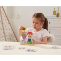 VIGA Układanka Piramidka Roboty + Wzory 8 el. 3+