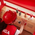 VIGA Duży Drewniany Wóz Strażacki Plac Zabaw Montessori 3+