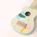 CLASSIC WORLD Drewniane Ukulele Gitara dla Dzieci Niebieskie 3+