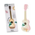 CLASSIC WORLD Drewniane Ukulele Gitara dla Dzieci Różowa 3+