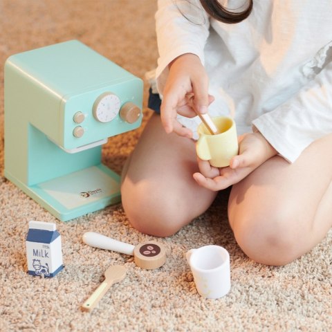 CLASSIC WORLD Drewniany Ekspres do Kawy Zestaw dla Dzieci 7 el. 18m+