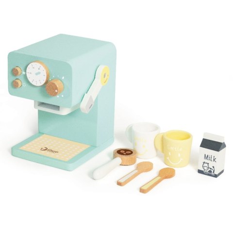 CLASSIC WORLD Drewniany Ekspres do Kawy Zestaw dla Dzieci 7 el. 18m+