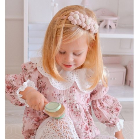 CLASSIC WORLD Drewniany Zestaw Instrumentów Muzycznych Flet Tamburyn Kastaniet Cymbałki 18m+