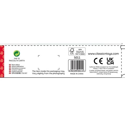 CLASSIC WORLD Drewniany Zestaw do Krojenia Warzyw 18m+