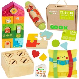 TOOKY TOY Box Pudełko XXL Montessori Edukacyjne 7w1 Sensoryczne 22-24 Mies