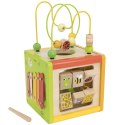 VIGA Drewniana Kostka Edukacyjna 5w1 18m+