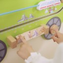 VIGA Drewniana Tablica Sensoryczna-Manipulacyjna EDU Pociąg 3+