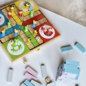 VIGA Drewniana gra Ludo Chińczyk 3+