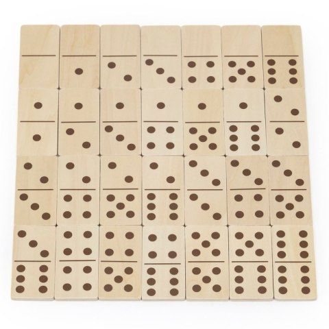 VIGA Drewniane Domino 2w1 Zwierzęta i Liczby 3+