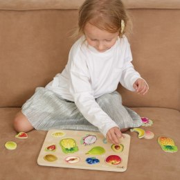 CLASSIC WORLD Drewniana Układanka Owoce 18m+