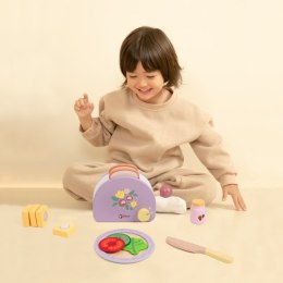 CLASSIC WORLD Drewniany Toster Śniadaniowy z Akcesoriami 13 el. 2+