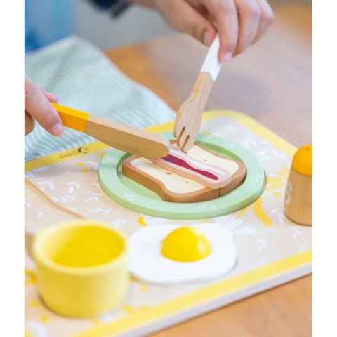 CLASSIC WORLD Drewniany Zestaw Śniadaniowy 13 el. 3+