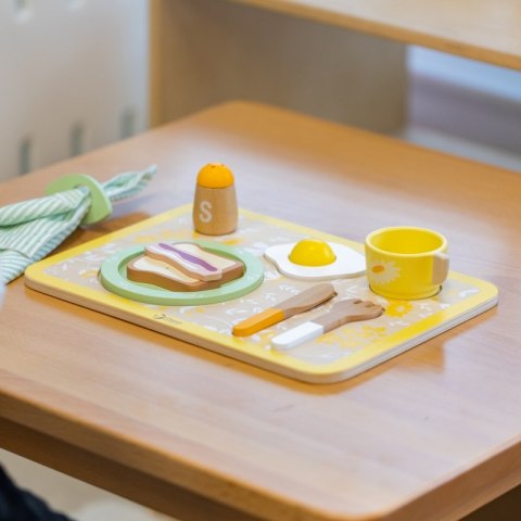 CLASSIC WORLD Drewniany Zestaw Śniadaniowy 13 el. 3+