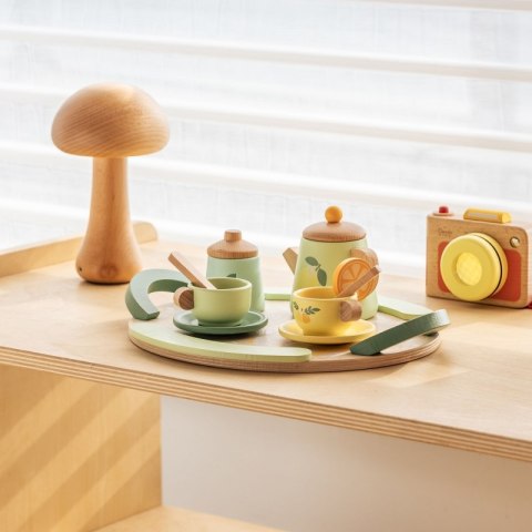 CLASSIC WORLD Drewniany Zestaw do Herbaty 14 el. 3+