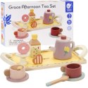 CLASSIC WORLD Drewniany Zestaw do Herbaty i Deserów 14 el. 3+