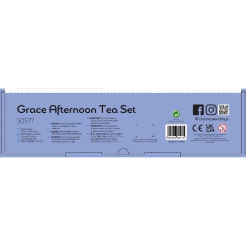 CLASSIC WORLD Drewniany Zestaw do Herbaty i Deserów 14 el. 3+