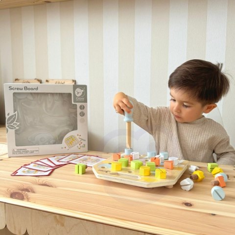 CLASSIC WORLD Wooden Manipulative Board Logic Puzzle 3+