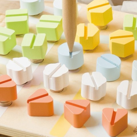 CLASSIC WORLD Wooden Manipulative Board Logic Puzzle 3+