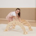 VIGA Drewniany Bujak Naturalny Montessori 18m+