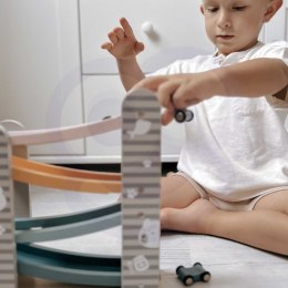 VIGA PolarB Drewniana Zjeżdżalnia Dla Samochodzików Tor Wyścigowy 18m+