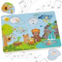 VIGA Puzzle Dźwiękowe Odkrywamy Naturę 18m+