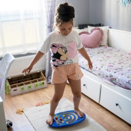 VIGA Sensoryczna Drewniana Deska do balansowania z labiryntem 4+