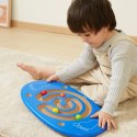 VIGA Sensoryczna Drewniana Deska do balansowania z labiryntem 4+