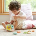 CLASSIC WORLD Drewniana Przeplatanka Klocki do Nawlekania Klucze i Drzwi MONTESSORI 11 el. 18m+