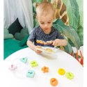 CLASSIC WORLD Drewniana Przeplatanka Klocki do Nawlekania Klucze i Drzwi MONTESSORI 11 el. 18m+
