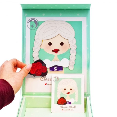 CLASSIC WORLD Układanka Magnetyczna Księżniczki 44 el. 3+