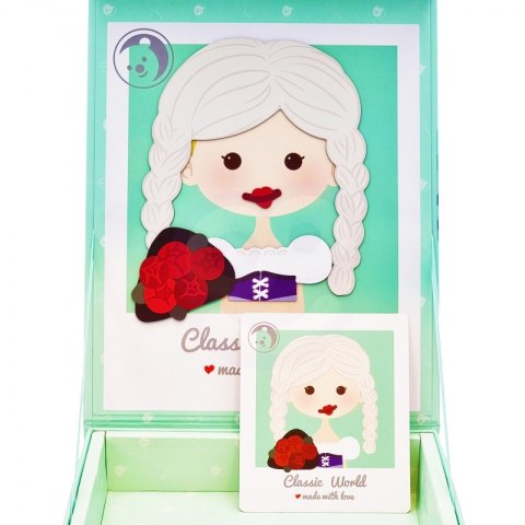 CLASSIC WORLD Układanka Magnetyczna Księżniczki 44 el. 3+