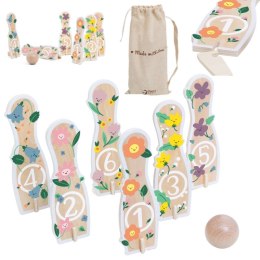 CLASSIC WORLD Wooden Bowling Game for Children 6 pcs + Ball 18m+