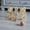 CLASSIC WORLD Wooden Bowling Game for Children 6 pcs + Ball 18m+