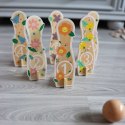 CLASSIC WORLD Wooden Bowling Game for Children 6 pcs + Ball 18m+