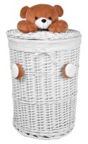 Kosz wiklinowy Miś 75L