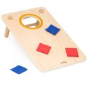 Viga Gra Zręcznościowa 2w1 Kółko i Krzyżyk + Cornhole - Rzut Do celu 3+
