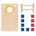Viga Gra Zręcznościowa 2w1 Kółko i Krzyżyk + Cornhole - Rzut Do celu 3+
