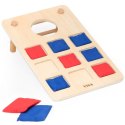 Viga Gra Zręcznościowa 2w1 Kółko i Krzyżyk + Cornhole - Rzut Do celu 3+